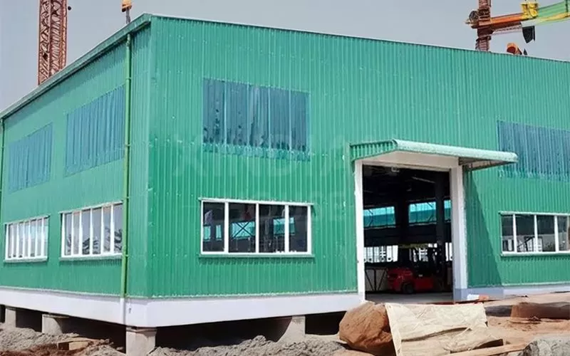 Prefab Warehouse Custom Steel Structure Steel Frame Building Factory Large Space Prefabricated Workshop