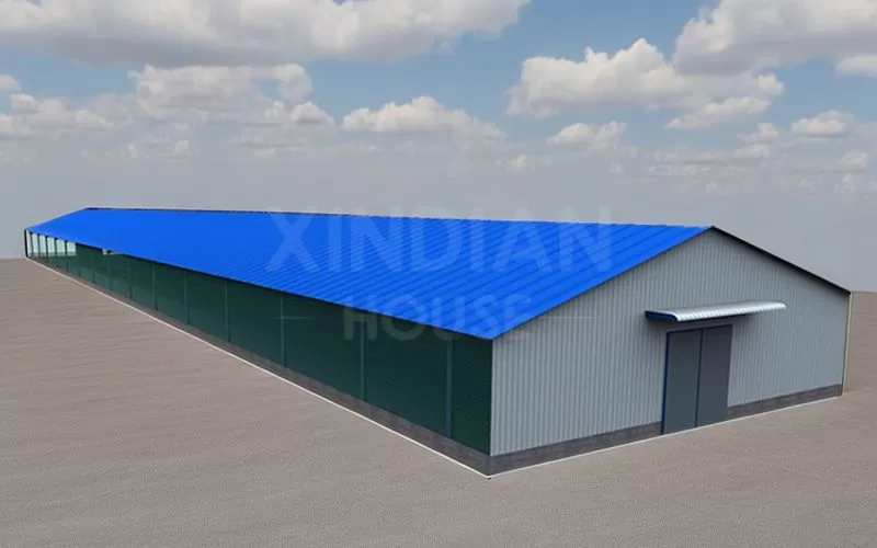 Steel Structure Hot Sale Low Cost Prefabricated Drawing Steel Structure Building Storage Shed Barn