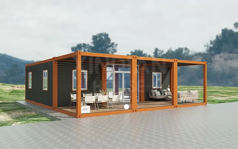 3 modular flat pack container home luxury container house