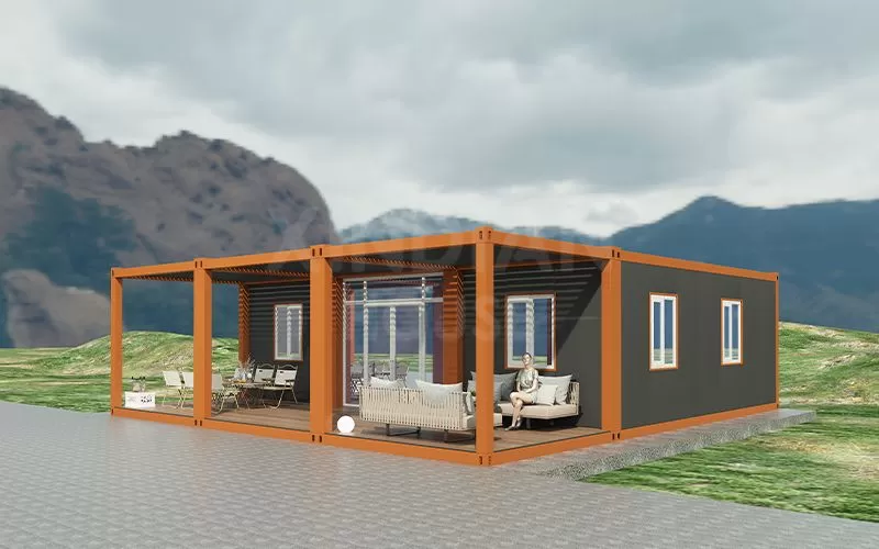 3 modular flat pack container home luxury container house