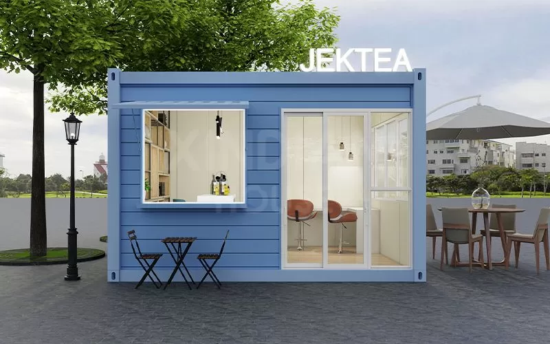 Low price packing container house Simple movable prefab house store shop