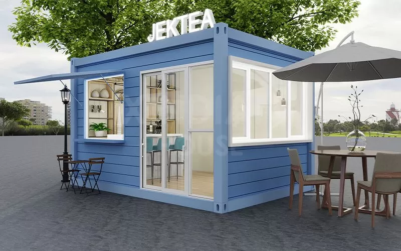 Low price packing container house Simple movable prefab house store shop