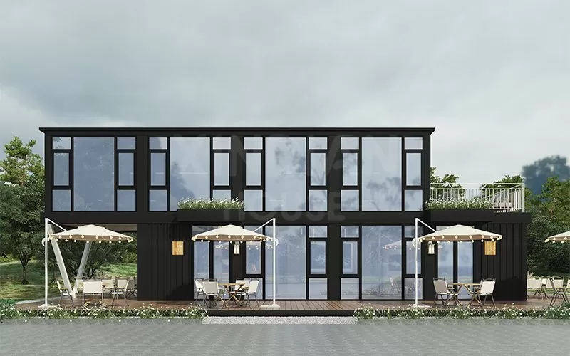 2 Stories shipping Container Frame House Prefabricated Prefab Modern Home Luxury Villa