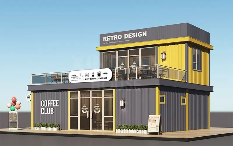 supply golden supplier container house cafe container pop up coffee shop restaurant