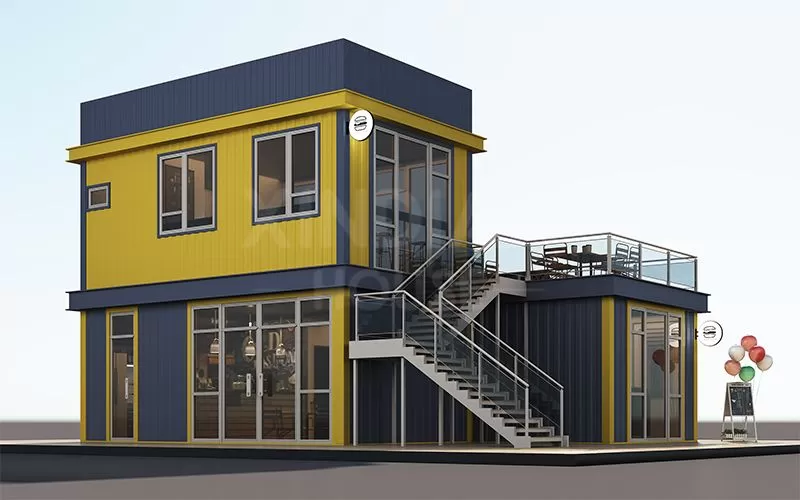 supply golden supplier container house cafe container pop up coffee shop restaurant