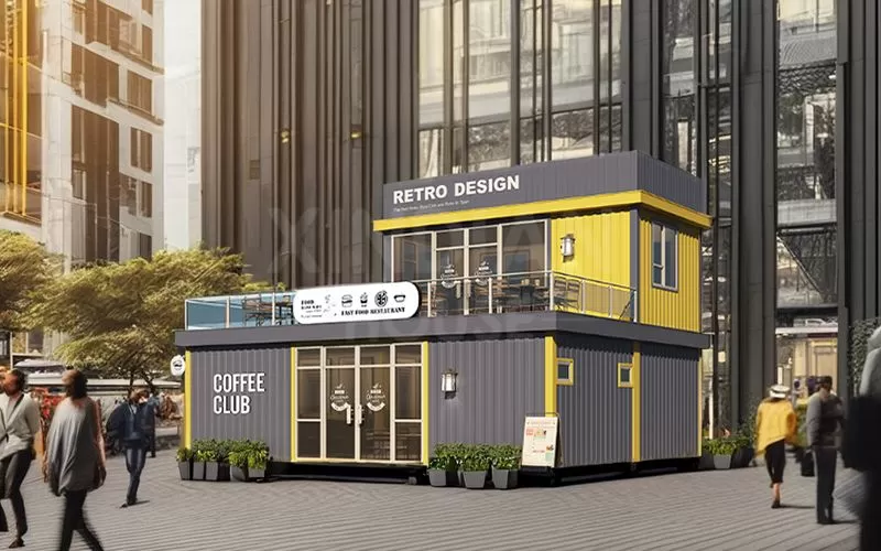 supply golden supplier container house cafe container pop up coffee shop restaurant