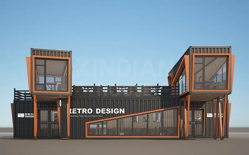 Flexible Luxury Simple Design Fast install modular Prefabricated Steel house villa