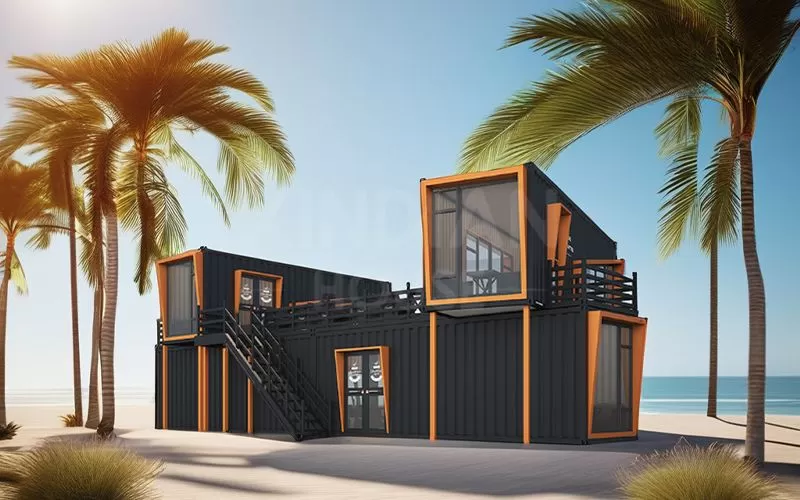 Flexible Luxury Simple Design Fast install modular Prefabricated Steel house villa