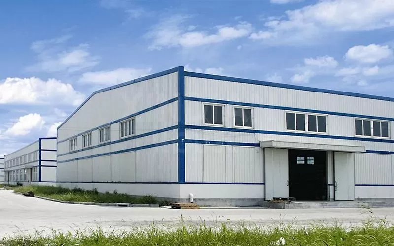 Large Space Steel Frame Building Prefabricated Steel Structure Workshop