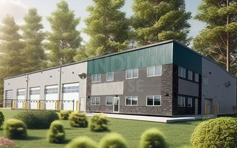 Build Style Home Pre Built Workshop Steel and glass structure Buildings Steel Structure Warehouse