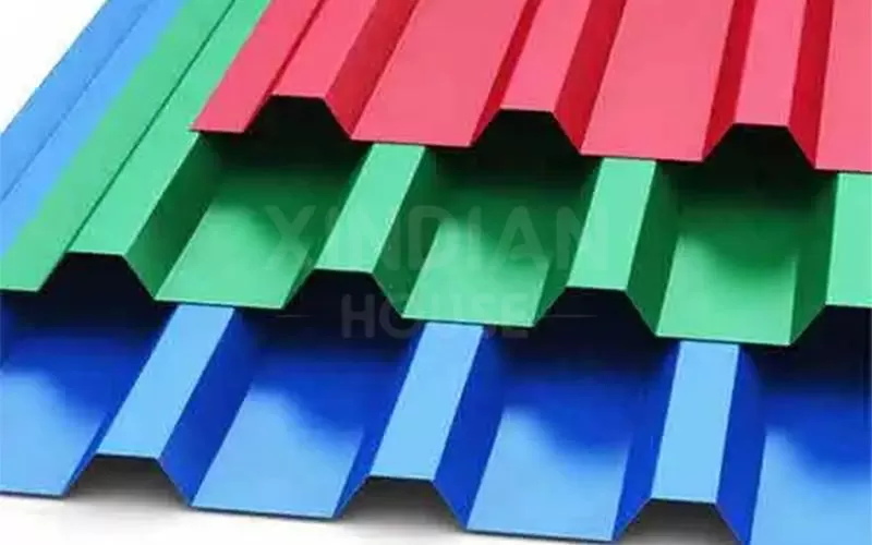 Color Steel Pressure Plate Corrugated Tile Color Coated Steel Sheet Galvanized Corrugated Sheet