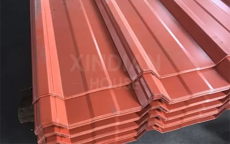 Color Steel Pressure Plate Corrugated Tile Color Coated Steel Sheet Galvanized Corrugated Sheet