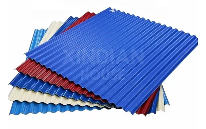 Color Steel Pressure Plate Corrugated Tile Color Coated Steel Sheet Galvanized Corrugated Sheet