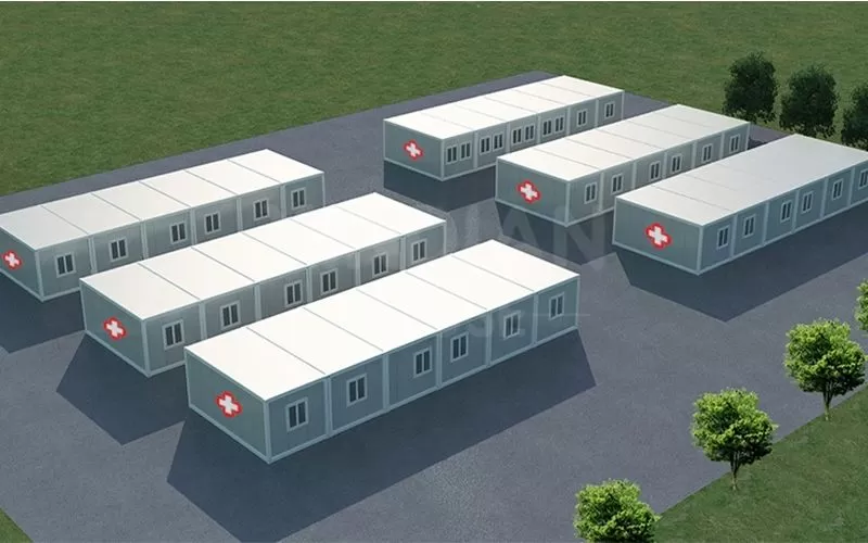 prefabricated temporary modular hospital buildings design construction manufacturers