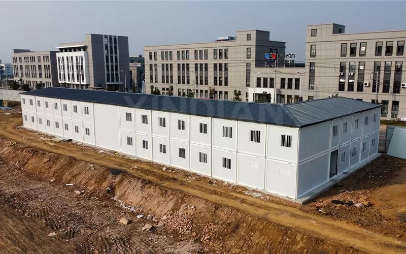 Rapid construction of temporary modular prefab hospitals building