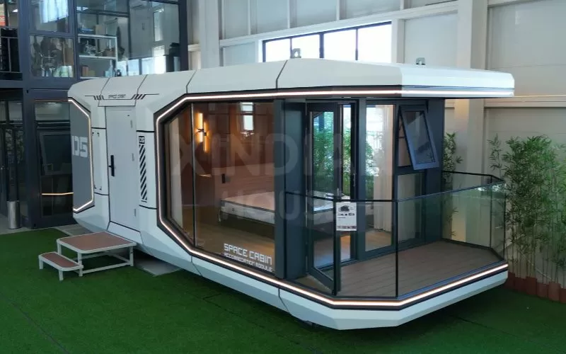 New design space capsule house prefabricated home Mobile Tiny Hotel Sleeping Pod