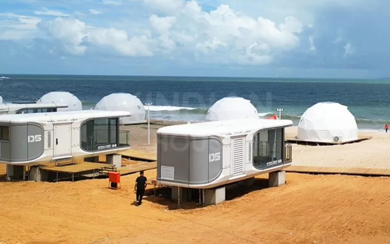 New design space capsule house prefabricated home Mobile Tiny Hotel Sleeping Pod