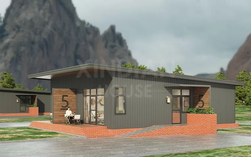 Modular Container Building Used as a Medical Retreat Center