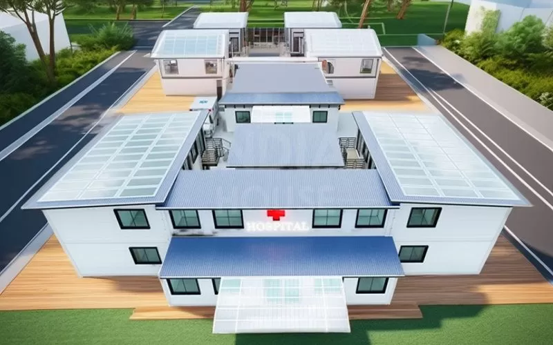 Manufacturers Detachable Container Modular prefab hospital design