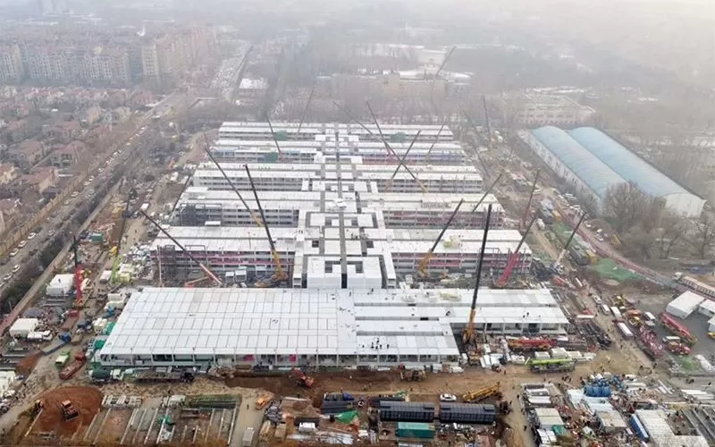 Containerized housing used as mining camps