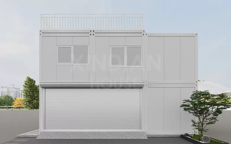 Modular Container House used as a branded showroom