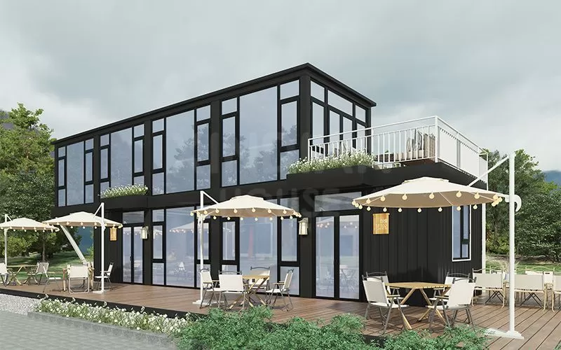 Modular container commercial building used as creative office building