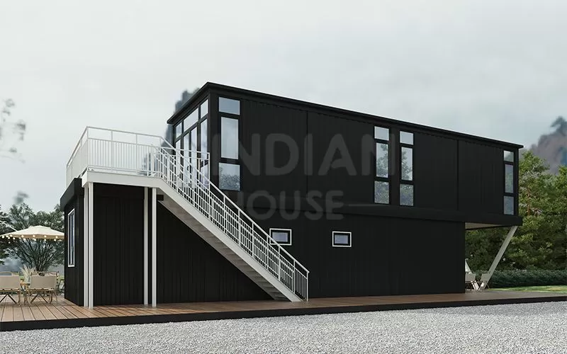 Modular container commercial building used as creative office building