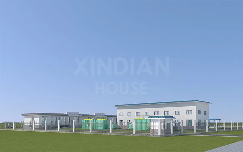 Steel Structure Prefabricated building industry Prefabrication design of Office Building