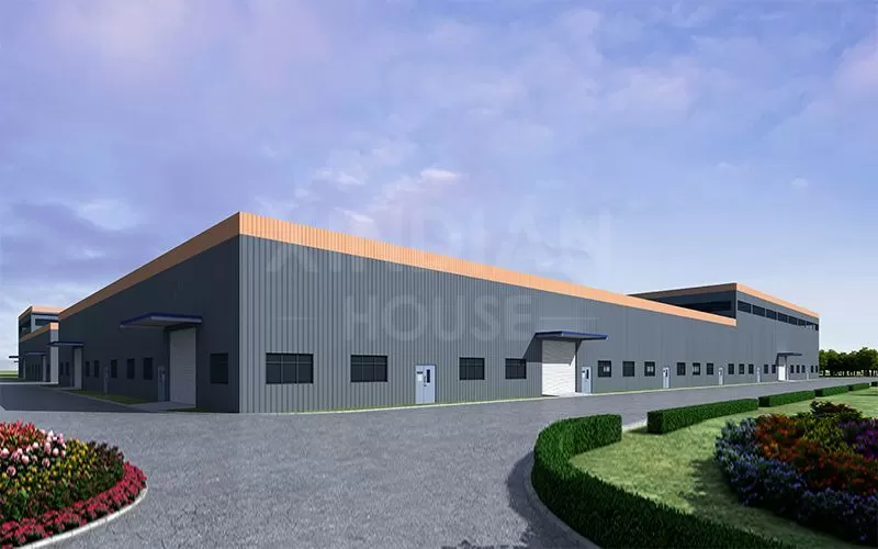 Modern 1000 Square Meter Prefabricated Steel Structure Warehouse Building