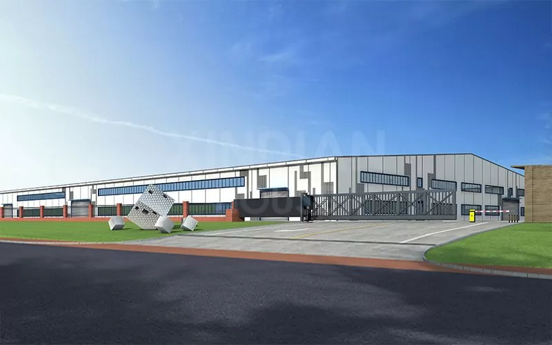 Modern Design Two-Storey Prefabricated Steel Structure Warehouse