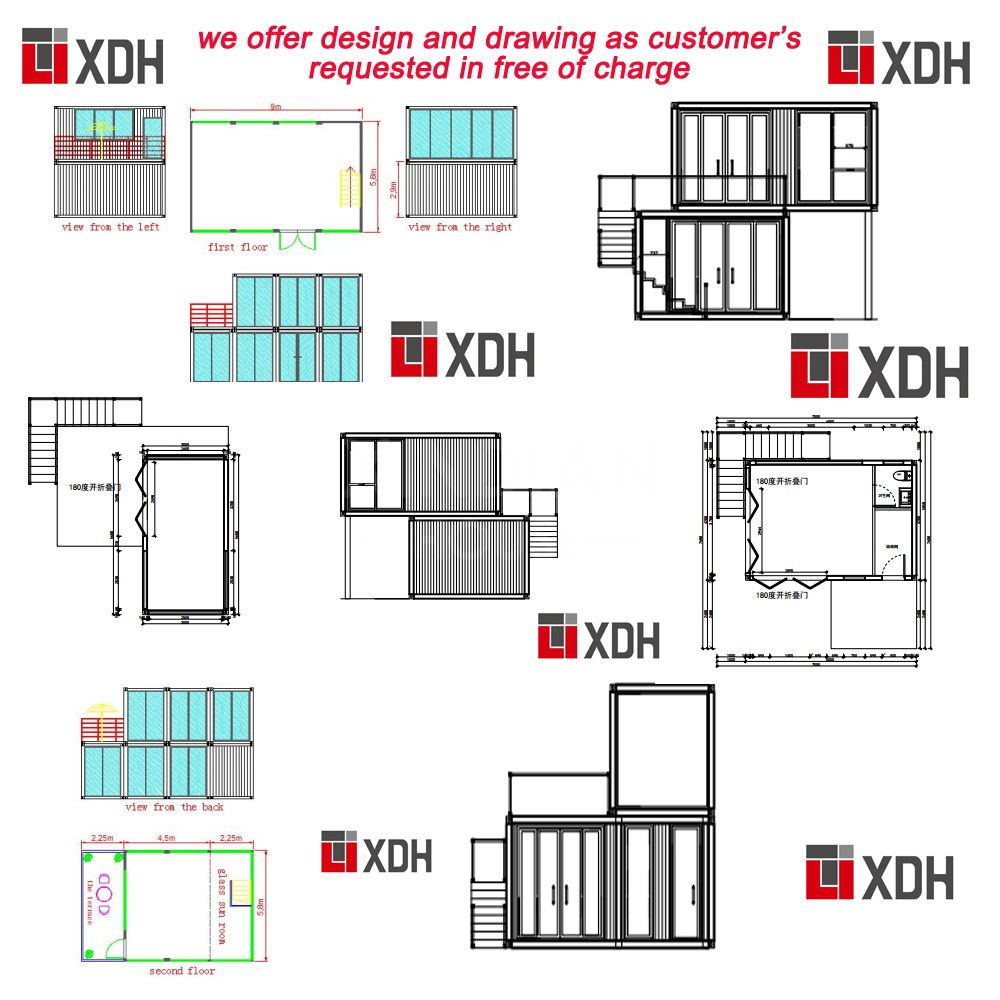 container house free design modern villa prefab house container homes prefab houses