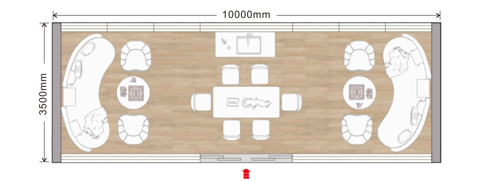 Detachable Modern Design Luxury Prefab Modular House With Convenience And Comfort Apple Cabin