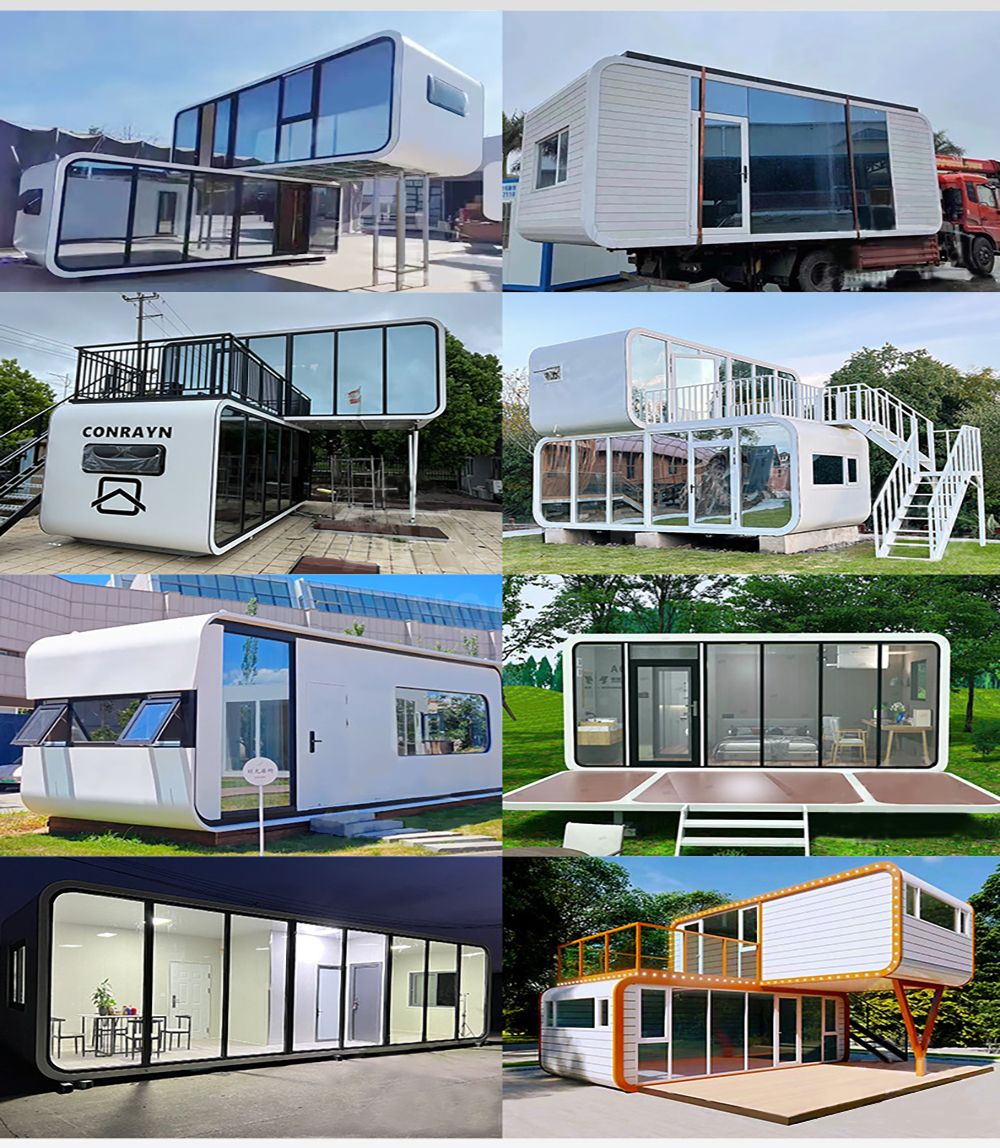 Low price High quality New Design Products Apple Office Pod Prefab House Tiny House Living Apple Cabin