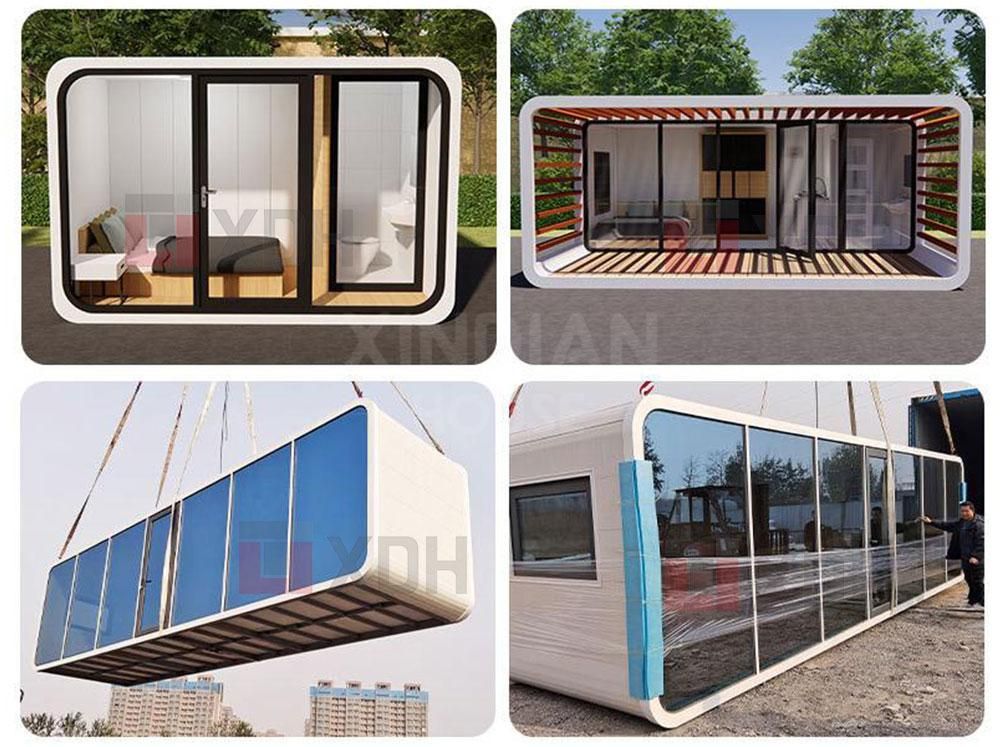 China High Quality Prefab Luxury 20ft Tiny House Container Office Capsule Living Room For Sale