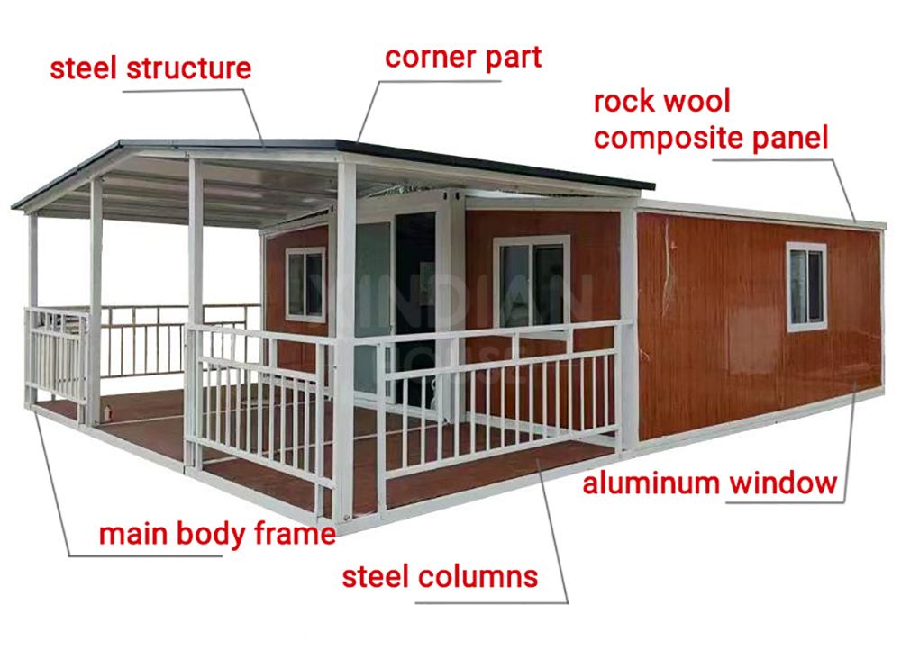 house expandable stackable prefab container homes manufactured homes