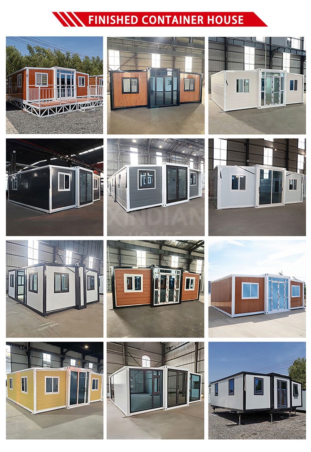 modular container expandable prefabricated house home prefab house aluminum window