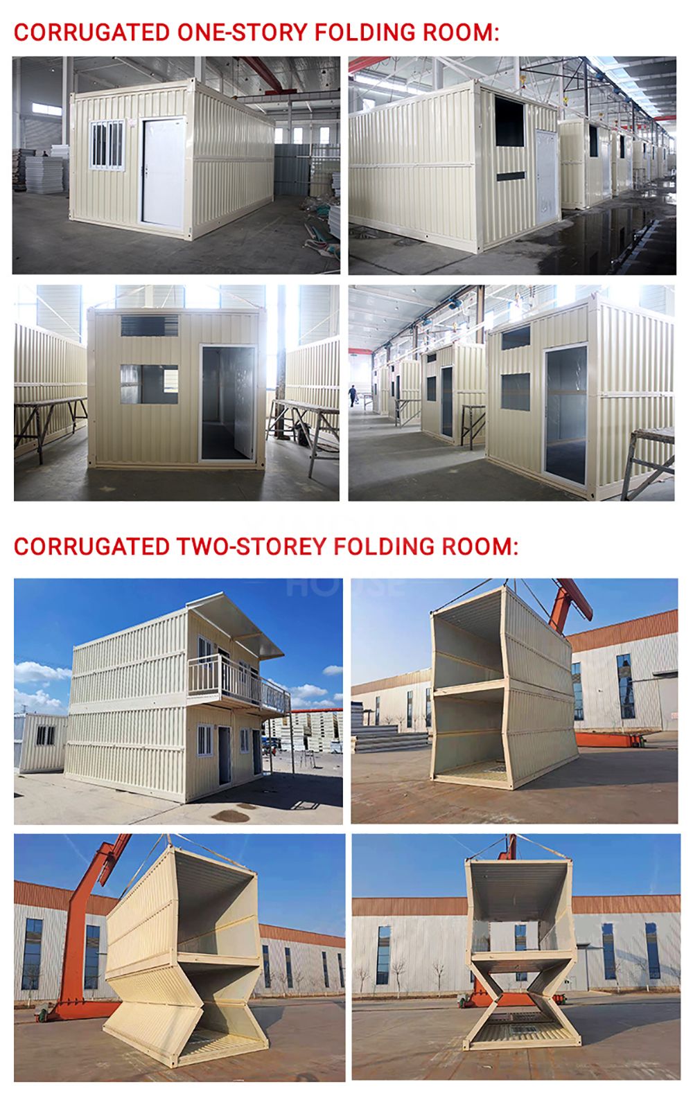 Ready To Ship Living Container Security Foldable House