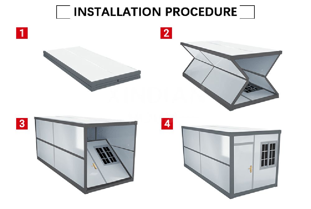 container houses foldable modular home