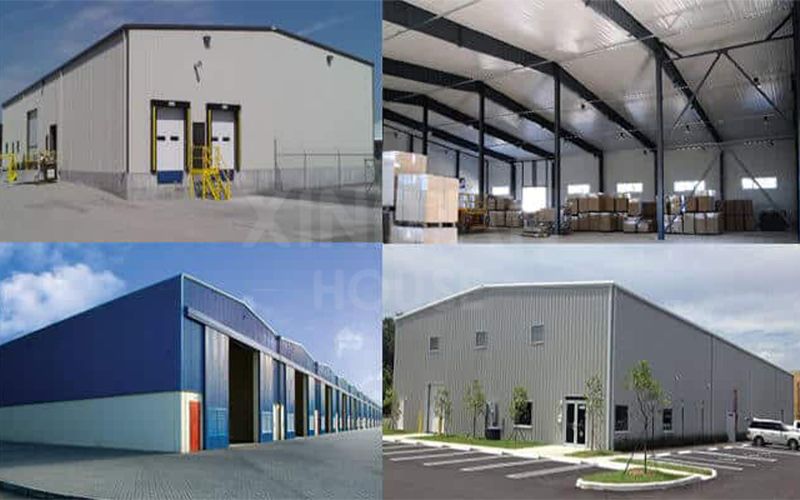 Prefab Warehouse Custom Steel Structure Steel Frame Building Factory Large Space Prefabricated Workshop