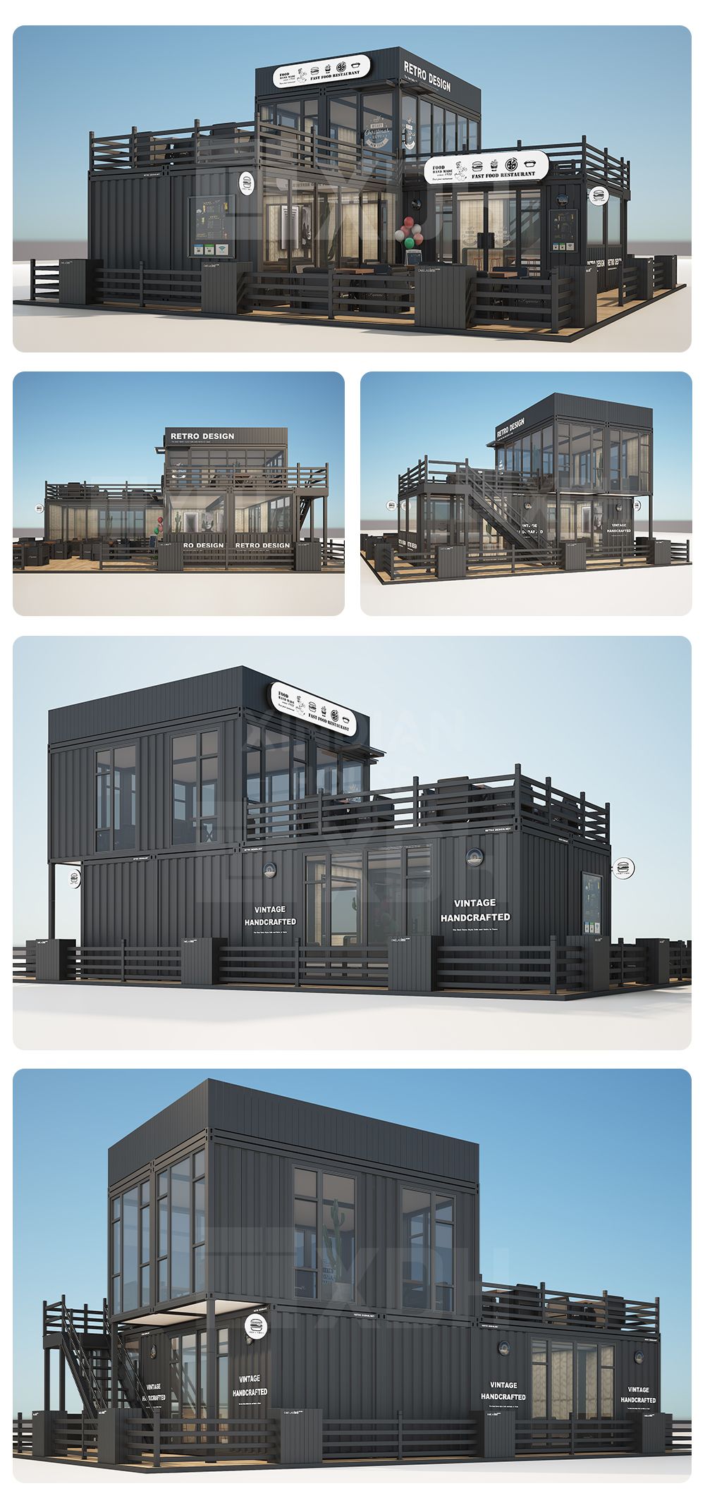 Factory price  luxury modular prefab house china  shop prefabricated office prefabr hotel