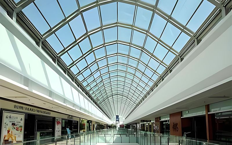 steel structure for commercial facilities such as small shopping malls