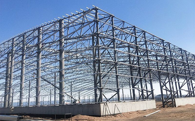 steel structure for commercial facilities such as small shopping malls