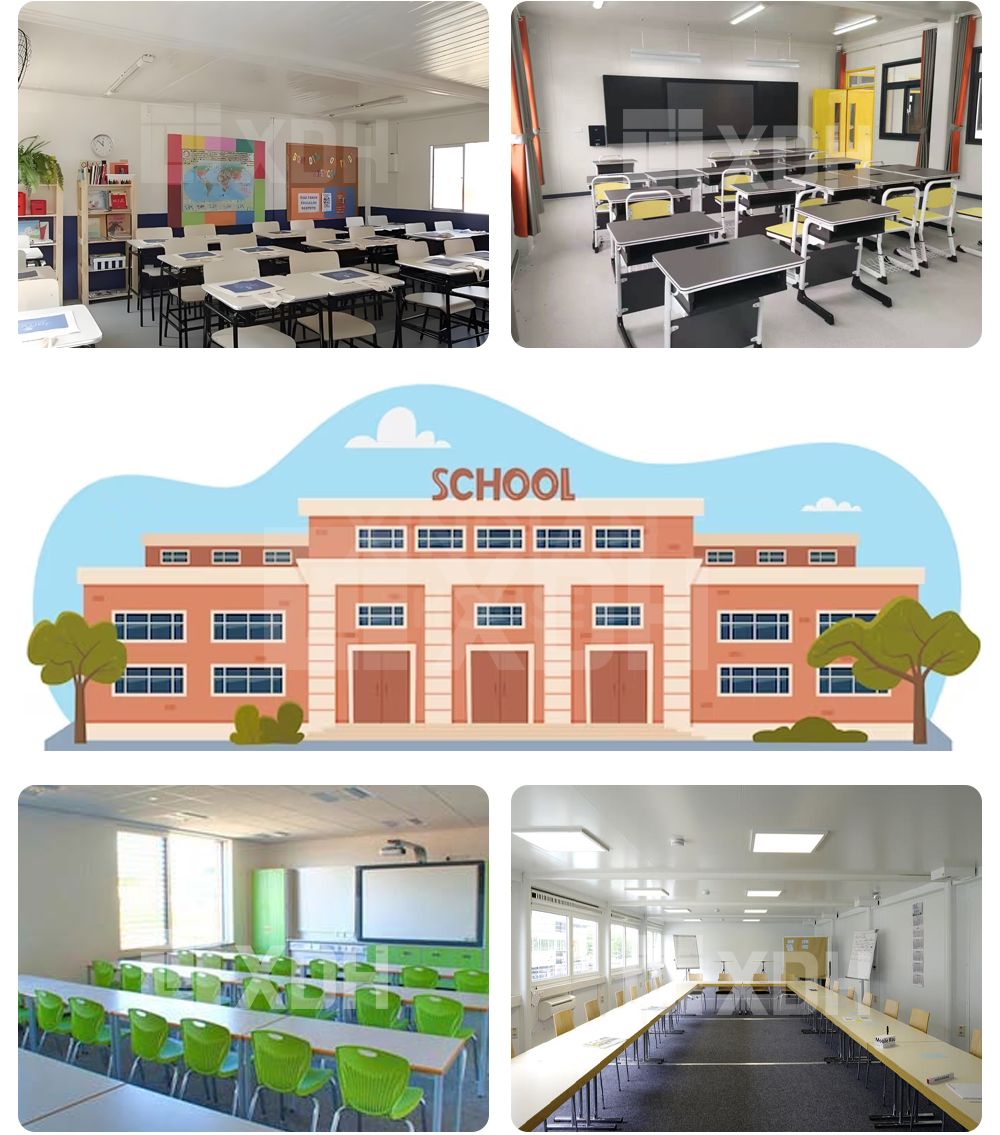 Temporary classrooms Prefabricated modular school building projects