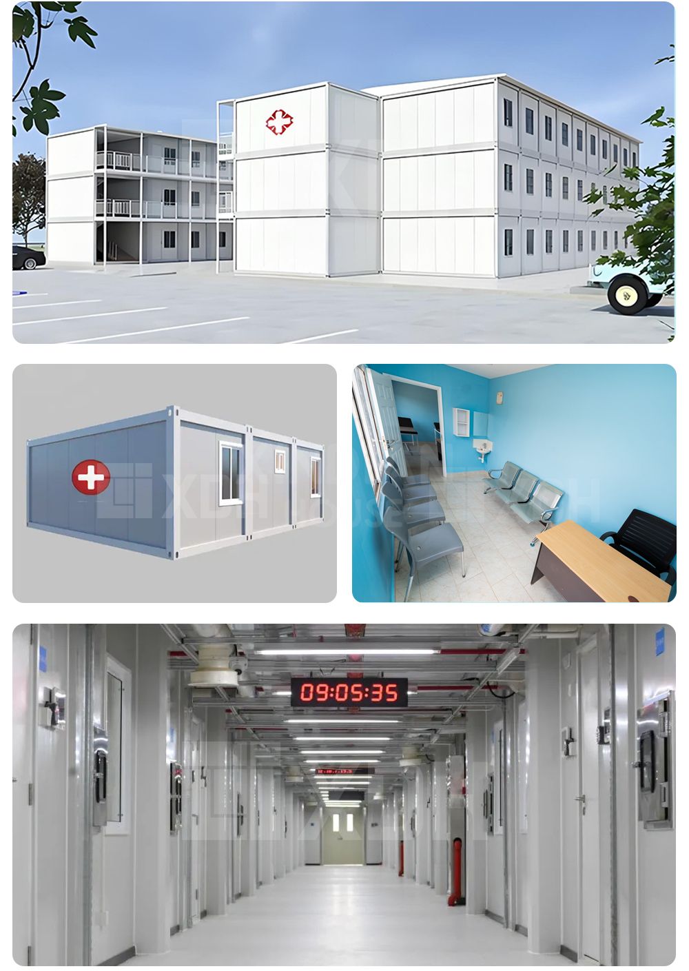 prefabricated temporary modular hospital buildings design construction manufacturers